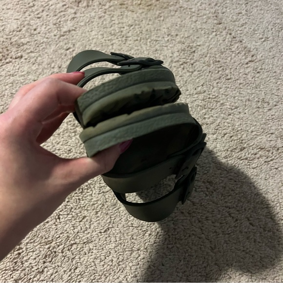 Birkenstock Size 39 Arizona Eva Plastic Sandals Dark Green 39 (8-8.5 women's) - Picture 5 of 7